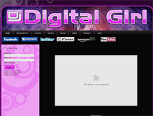 Tablet Screenshot of djdigitalgirl.com